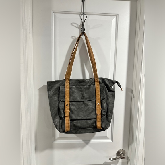 Roxy Large Gray Purse - Picture 1 of 12